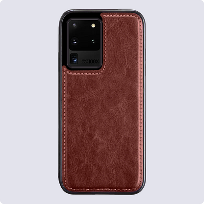 Samsung S20 Ultra Hoesje Bookcase Cover Uitneembaar - Bruin