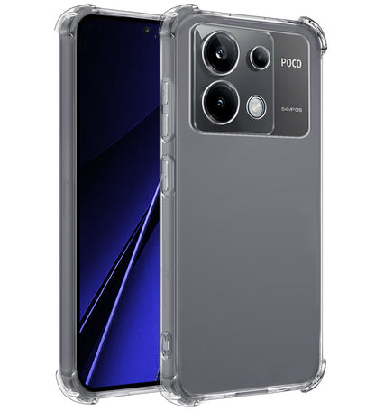 Xiaomi Poco X6 Hoesje Shockproof Backcover Siliconen - Transparant