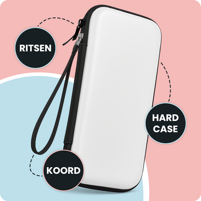 Nintendo Switch 2 Hard Cover Hoes met Koord - Wit
