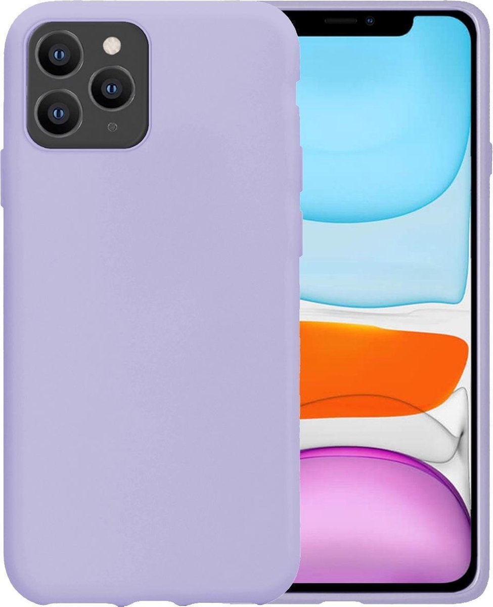 iPhone 11 Pro Hoesje Siliconen - Lila