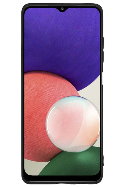 Samsung A22 4G Hoesje Siliconen Backcover Lichtgewicht - Zwart