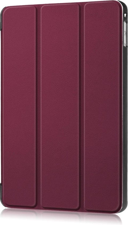 iPad Mini 5 Trifold Bookcase Hoes - Donkerrood