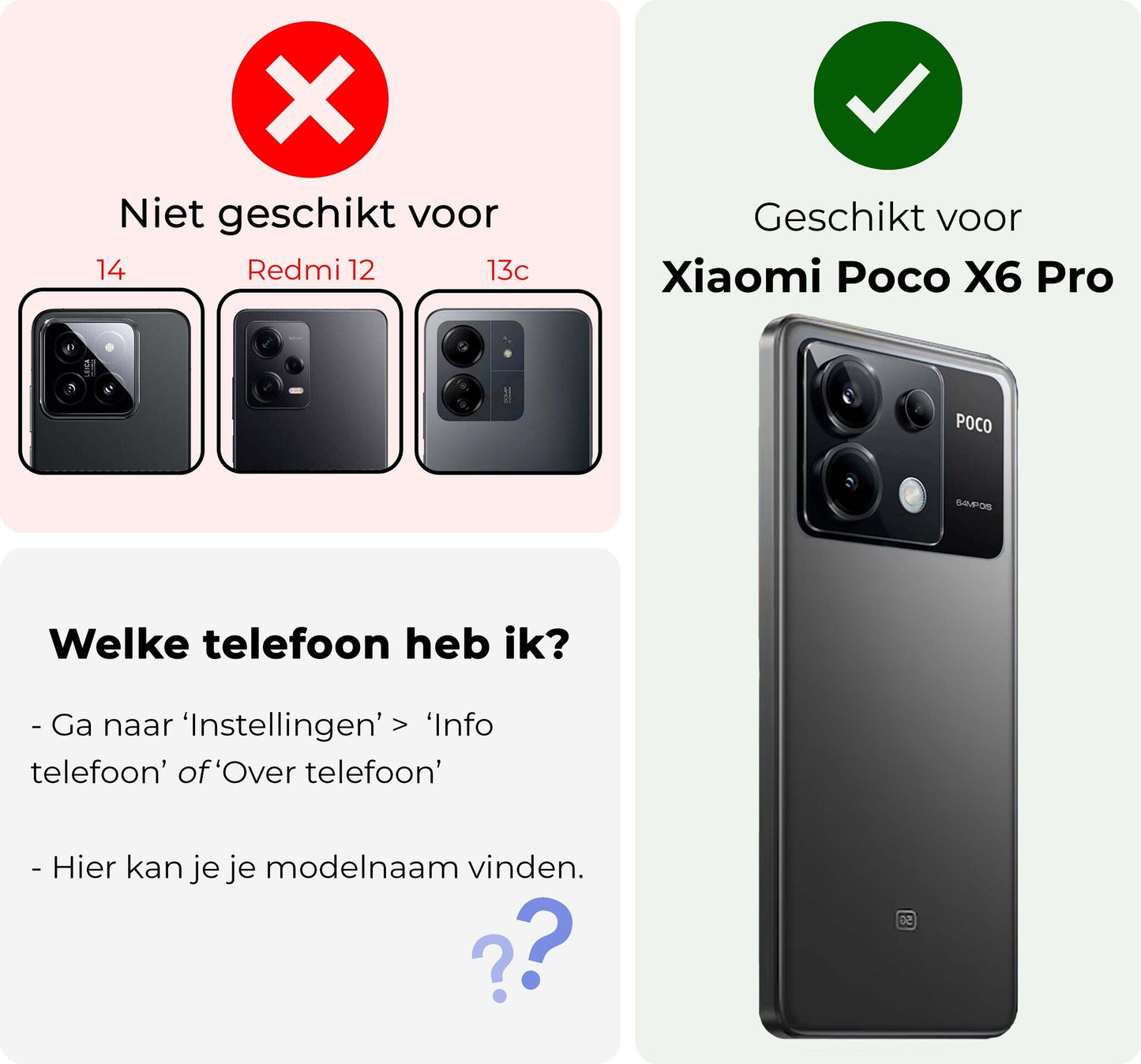 Xiaomi Poco X6 Pro 5G Hoesje Siliconen - Zwart