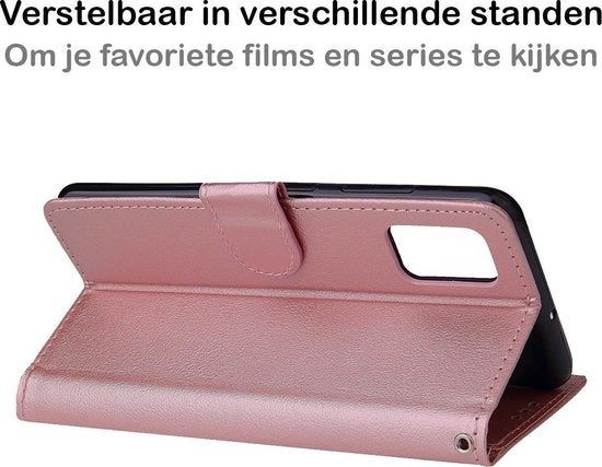 iPhone 12 Mini Hoesje Book Case Kunstleer - Rosðð goud