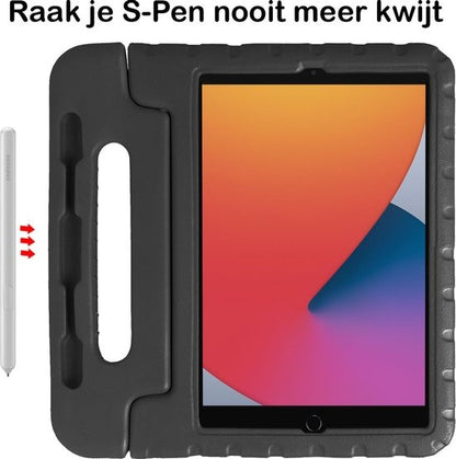 iPad 10.2 2020 Kinderhoes Shockabsorberend Foam - Zwart