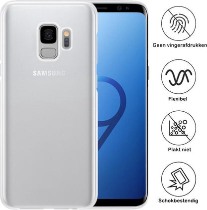 Samsung S9 Hoesje Siliconen Backcover Lichtgewicht - Transparant