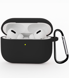 AirPods Pro 3 Hoesje Siliconen Krasbestendig - Zwart