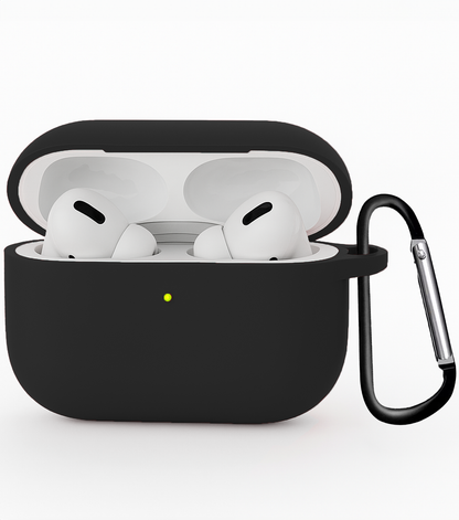 AirPods Pro 3 Hoesje Siliconen Krasbestendig - Zwart