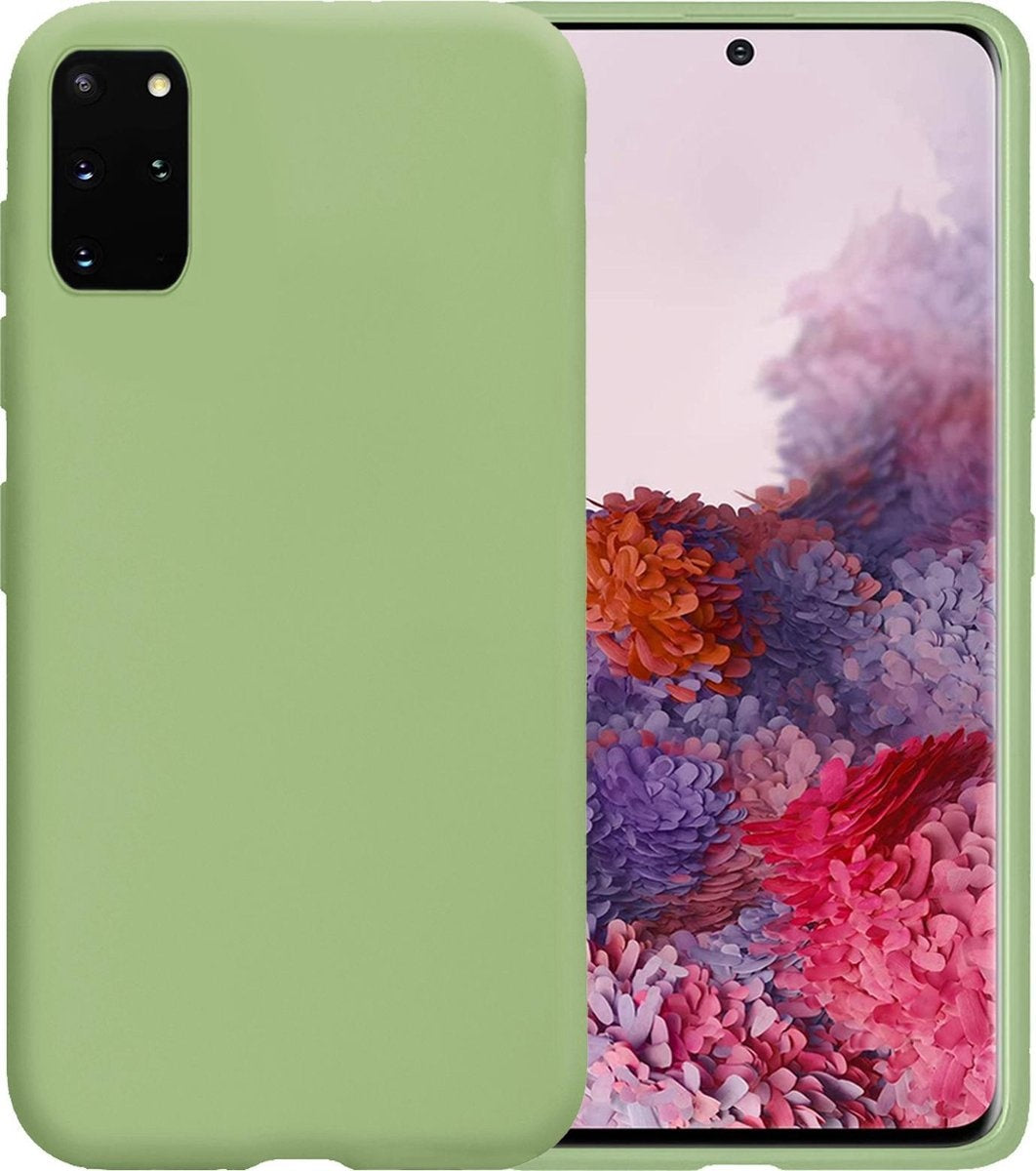 Samsung S20 Plus Hoesje Siliconen - Groen