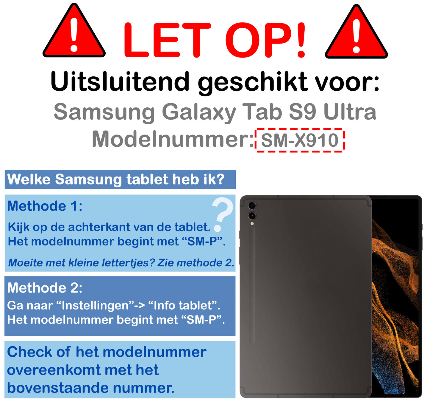 Samsung Galaxy Tab S9 Ultra Tablethoes Smcpen Met Screenprotector - Rosðð goud