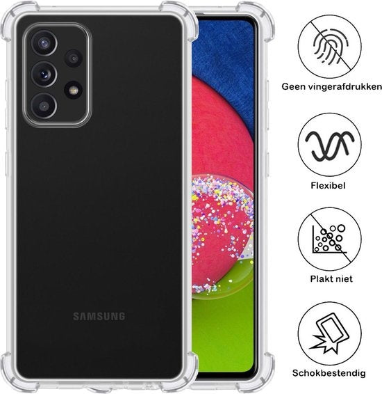 Samsung A52s Hoesje Shock Proof Siliconen - Transparant