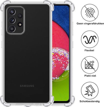 Samsung A52s Hoesje Shock Proof Siliconen - Transparant