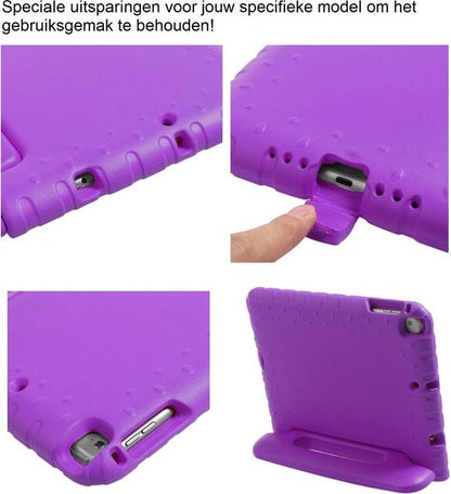 iPad 10.2 2019 Kinderhoes Shockabsorberend Foam - Paars