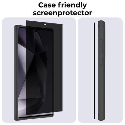 Samsung S24 Ultra Screenprotector Privacy Tempered Glass