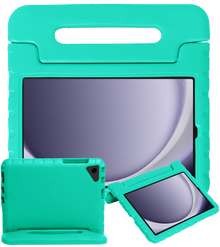 Samsung Galaxy Tab A9 Plus Kinderhoes Shockabsorberend Foam - Turquoise