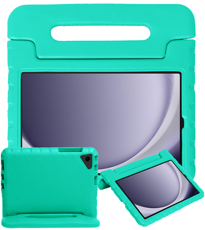 Samsung Galaxy Tab A9 Plus Kinderhoes Shockabsorberend Foam - Turquoise