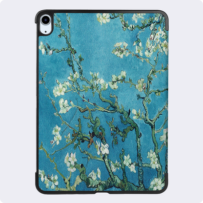 iPad Air 2024 / 2025 (11 inch) Trifold Bookcase Hoes met Penhouder voor Apple Pen - Bloesem