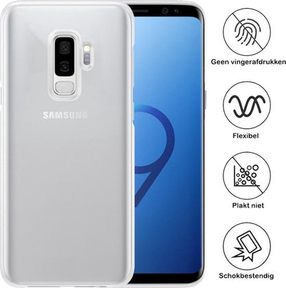 Samsung S9 Plus Hoesje Siliconen Backcover Lichtgewicht - Transparant