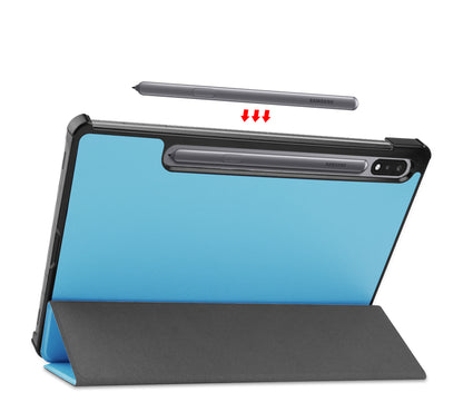 Samsung Galaxy Tab S8 Hoesje Book Case - Lichtblauw