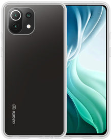 Xiaomi 11 Lite 5G NE Hoesje Siliconen Backcover Lichtgewicht - Transparant