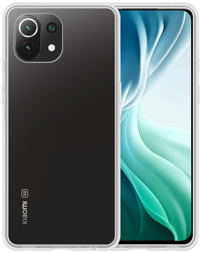 Xiaomi 11 Lite 5G NE Hoesje Siliconen Backcover Lichtgewicht - Transparant