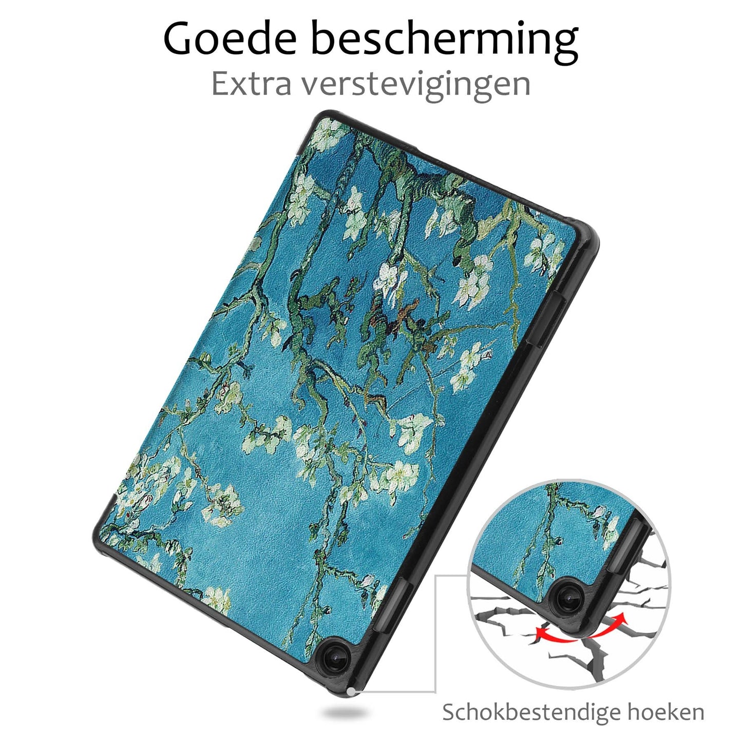 Lenovo Tab M10 (3rd gen) Hoesje Book Case - Bloesem