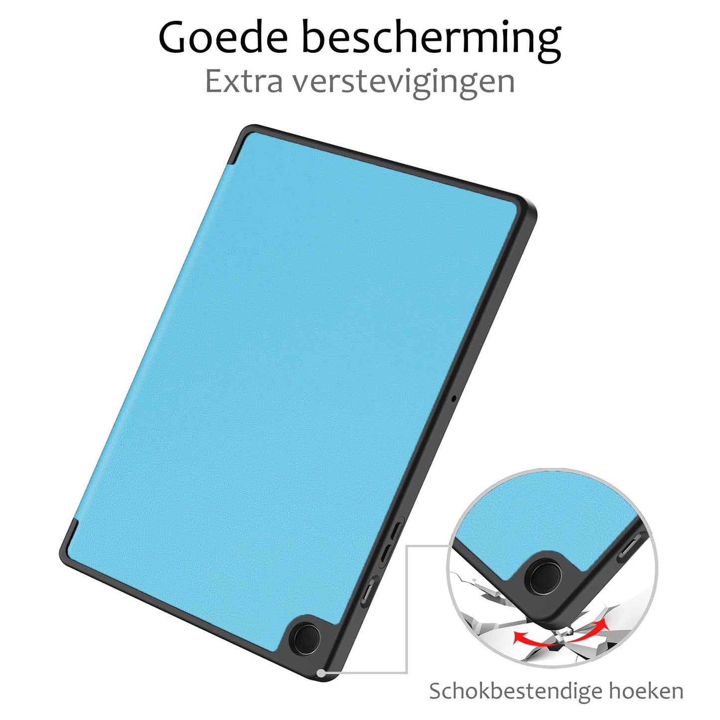 Samsung Galaxy Tab A9 Plus Hoesje Book Case - Lichtblauw