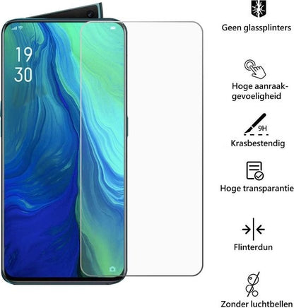 OPPO Reno 2 Screenprotector Tempered Glass