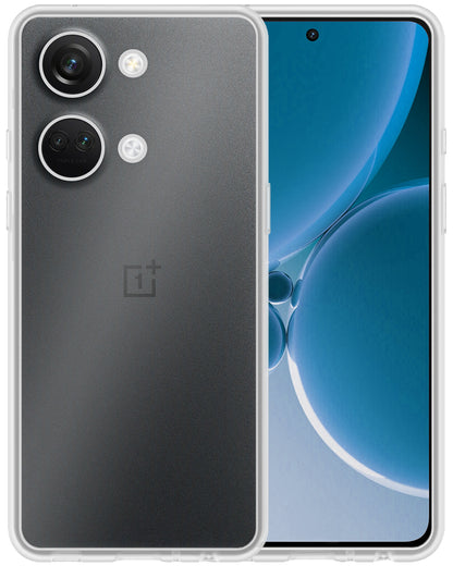 OnePlus Nord 3 Hoesje Siliconen Backcover Lichtgewicht - Transparant