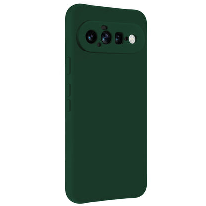 Google Pixel 11 Hoesje Siliconen Backcover Lichtgewicht - Donkergroen