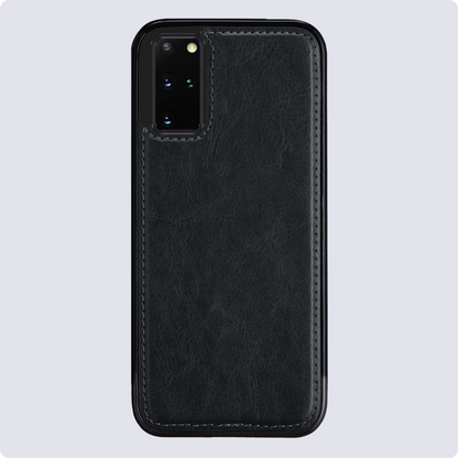 Samsung S20 Plus Hoesje Bookcase Cover Uitneembaar - Zwart