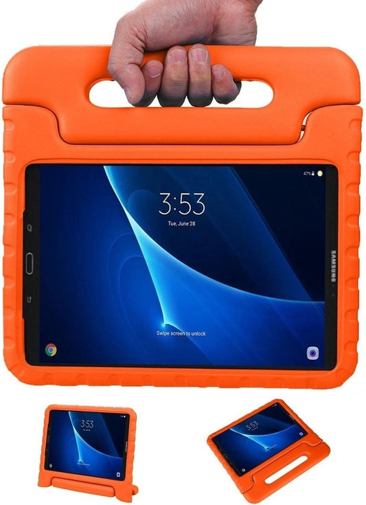 Samsung Galaxy Tab A 10.1 2019 Hoesje Kids Cover Bumper - Oranje