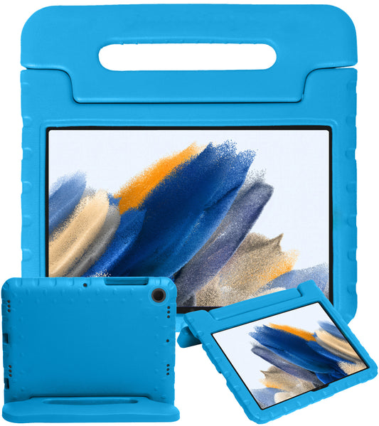 Samsung Galaxy Tab A8 Hoesje Kids Cover Bumper - Blauw