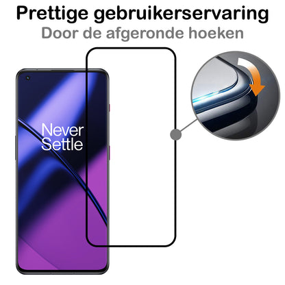 OnePlus 11 Screenprotector Gehard Glas - Full Screen