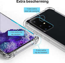 Samsung A51 Hoesje Shockproof Backcover Siliconen - Transparant