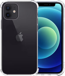 iPhone 12 Mini Hoesje Shockproof Backcover Siliconen - Transparant