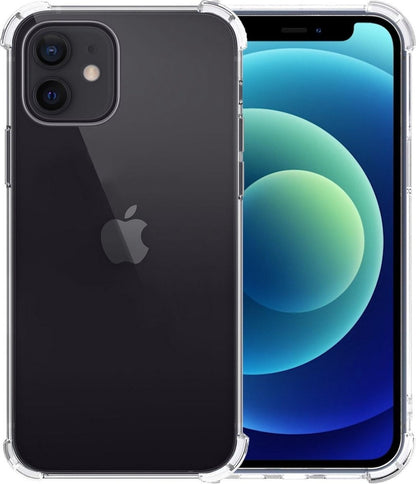 iPhone 12 Mini Hoesje Shockproof Backcover Siliconen - Transparant