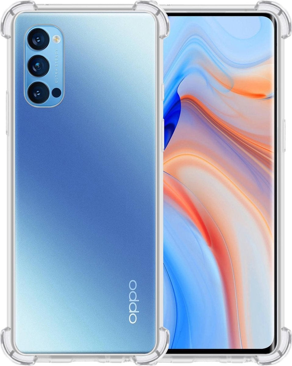 OPPO Reno 4 Pro 5G Hoesje Shock Proof Siliconen - Transparant