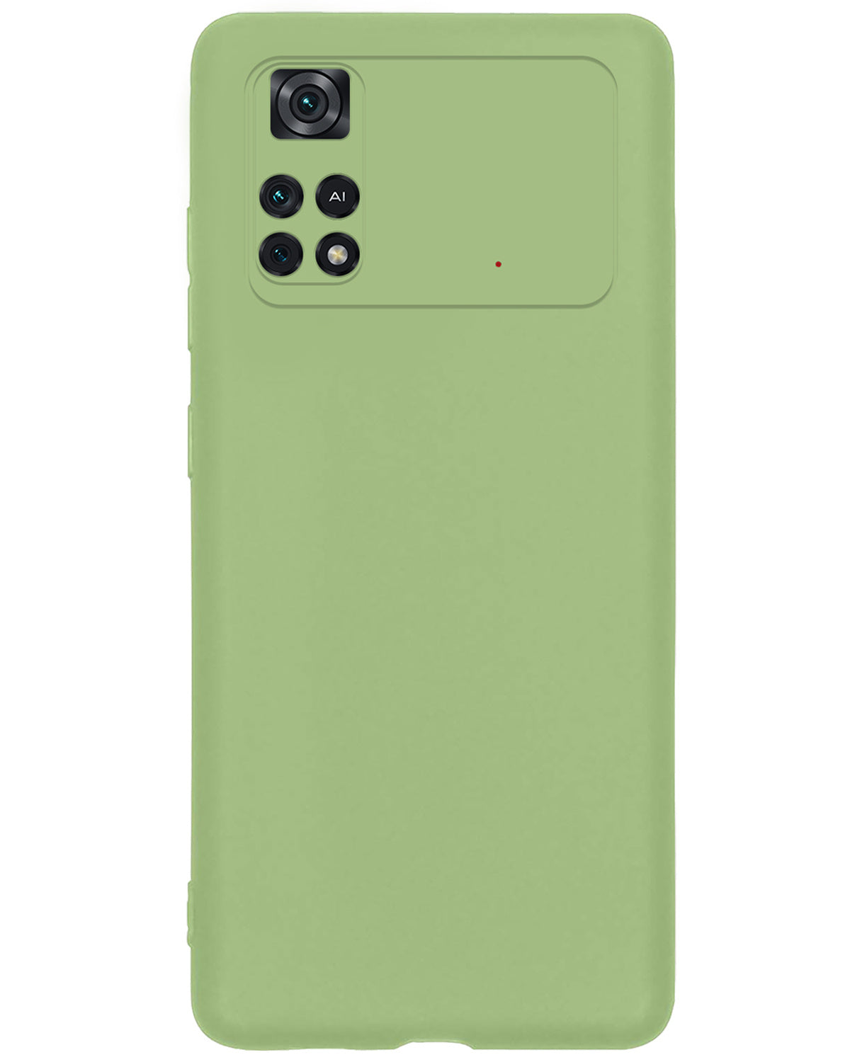 Poco M4 Pro 4G Hoesje Siliconen - Groen