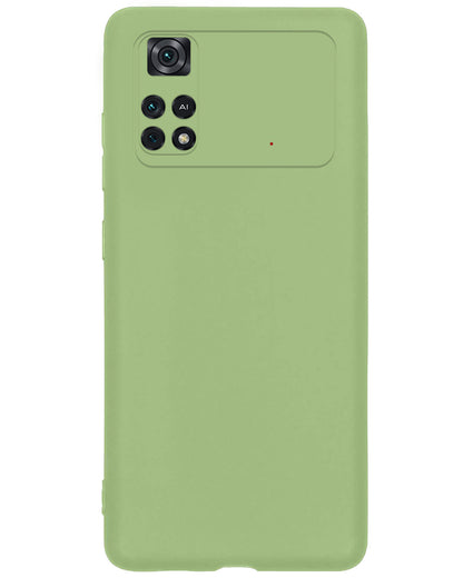 Poco M4 Pro 4G Hoesje Siliconen - Groen