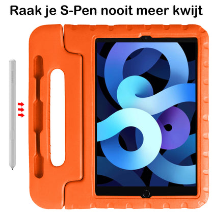 iPad Air 2022 Kinderhoes Shockabsorberend Foam - Oranje