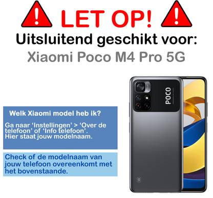 Xiaomi Poco M4 Pro 5G Hoesje Siliconen - Donkerblauw