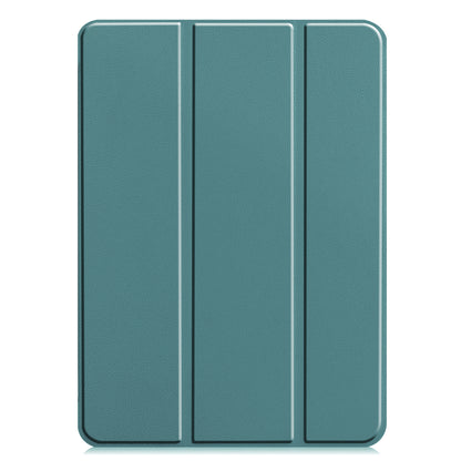 iPad Pro 2022 (12.9 inch) Trifold Bookcase Hoes - Donkergroen