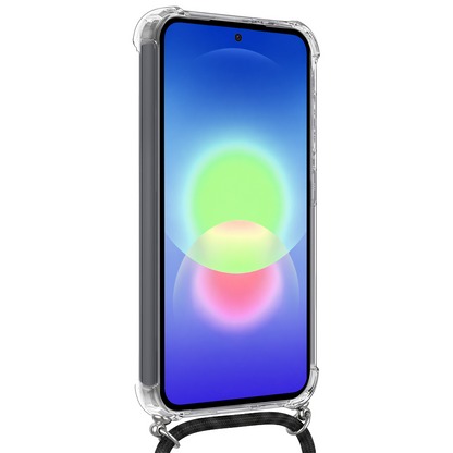 Samsung A27 Hoesje met Koord Backcover Shockproof - Transparant