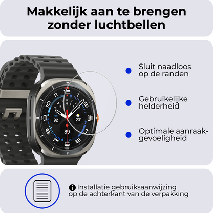 Samsung Watch Ultra Screenprotector Tempered Glass