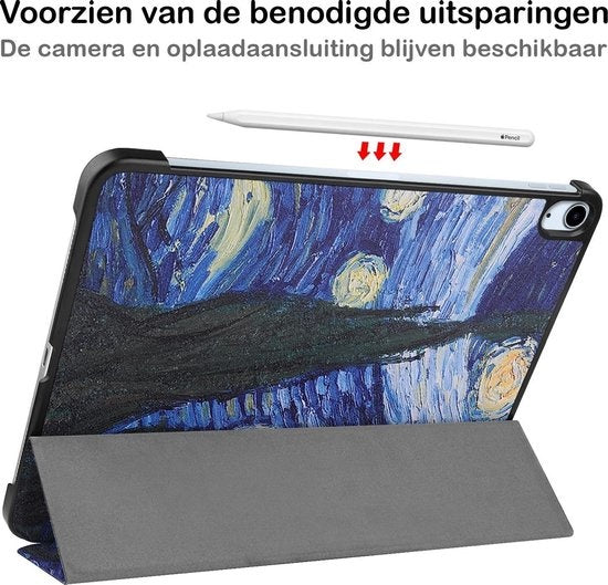 iPad Air 2020 Hoesje Book Case - Sterrenhemel