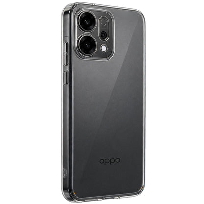 OPPO Reno 14 Hoesje Siliconen Backcover Lichtgewicht - Transparant
