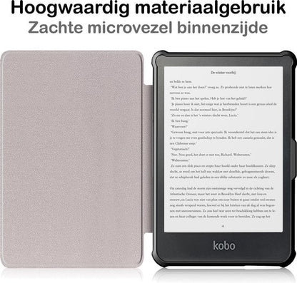 Kobo Clara HD Bookcase Hoes Shockabsorberend - Don't Touch Me