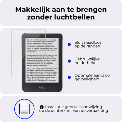 Screenprotector Geschikt voor Kobo Clara BW Screenprotector Gehard Glas Tempered Glass - Screenprotector Geschikt voor Kobo Clara BW Screenprotector