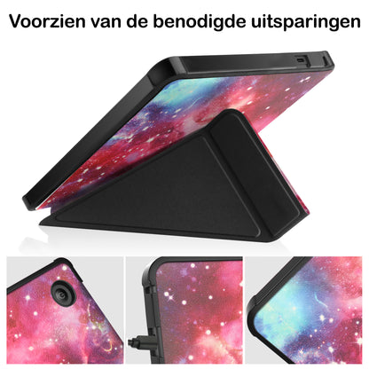 Kobo Libra 2 Trifold Hoesje - Galaxy